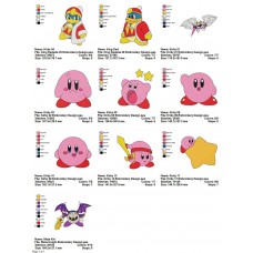Package 10 Kirby 02 Embroidery Designs